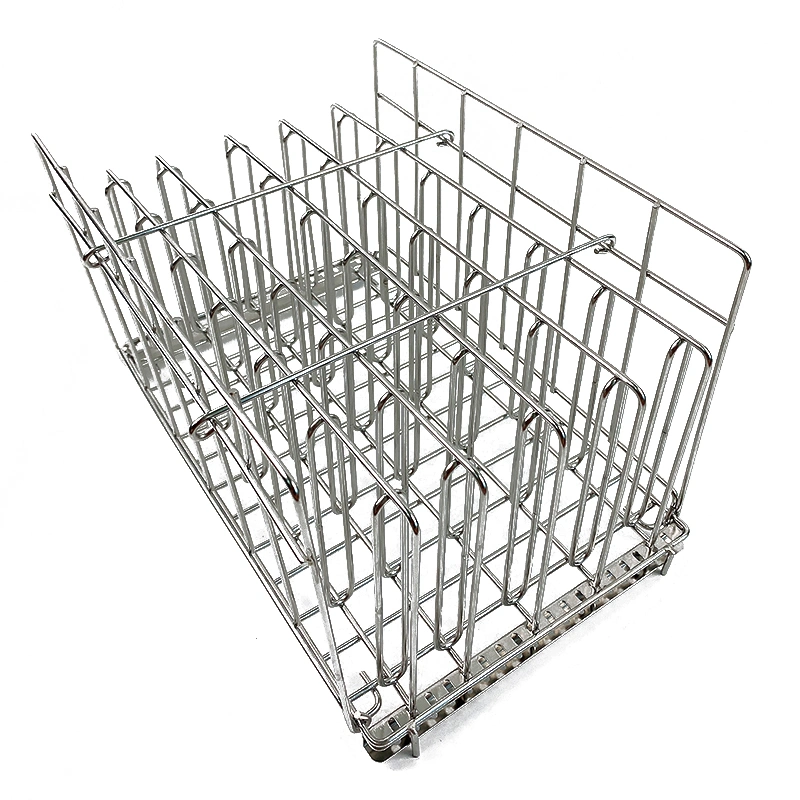 Stainless Steel Sous Vide Rack with Adjustable No-Float Top Bar for Most 12qt Containers