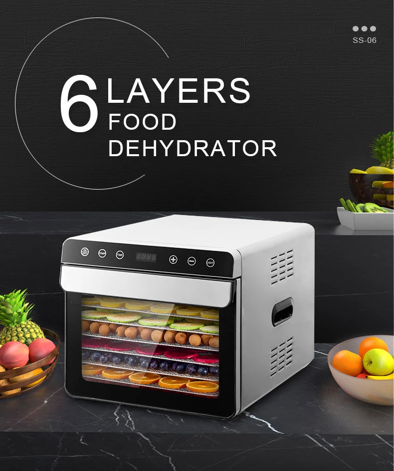 New Design Food Dryer Apple Banana Orange Grape Strawberry Lemon Kiwi Fruit Mango Fruit Cassava Plantain Dehydrator